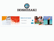 Tablet Screenshot of de.hoshizaki-europe.com